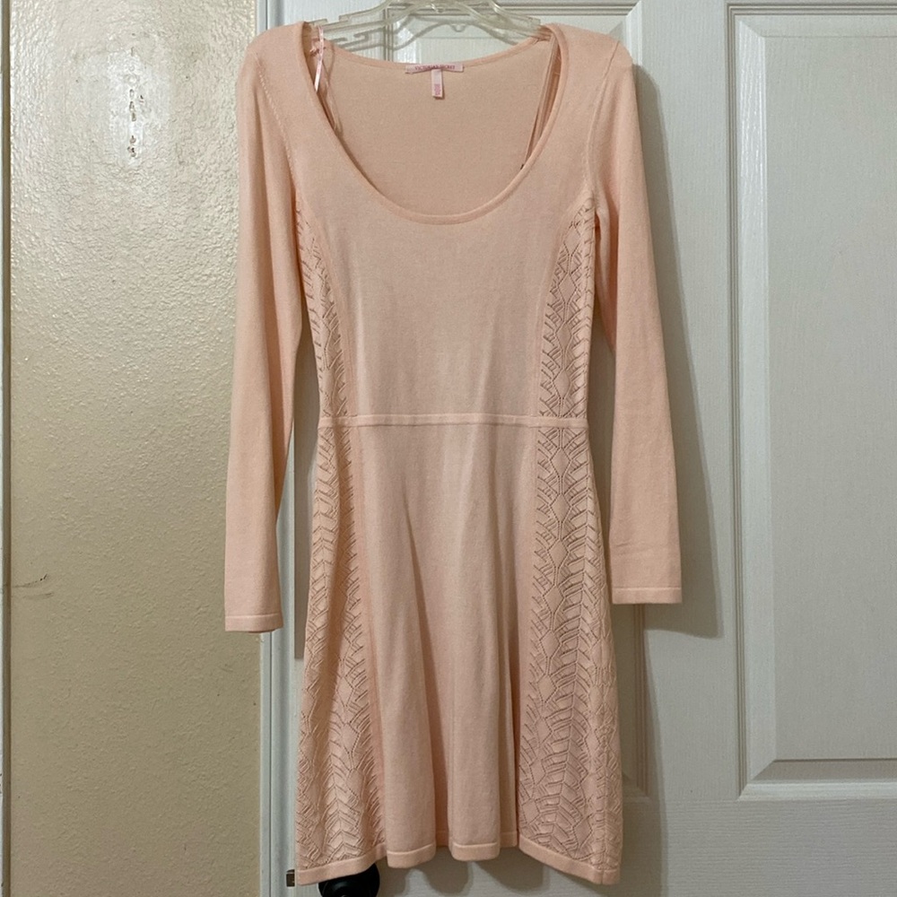 Victoria Secret light pink long sleeve dress.NWOT 💕